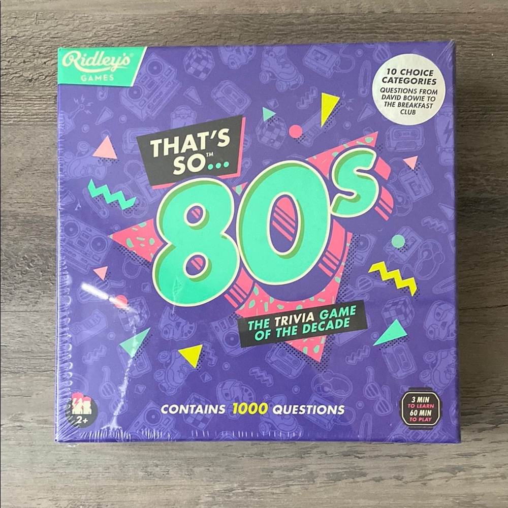 Ridley's Games That's So 80s Trivia Game